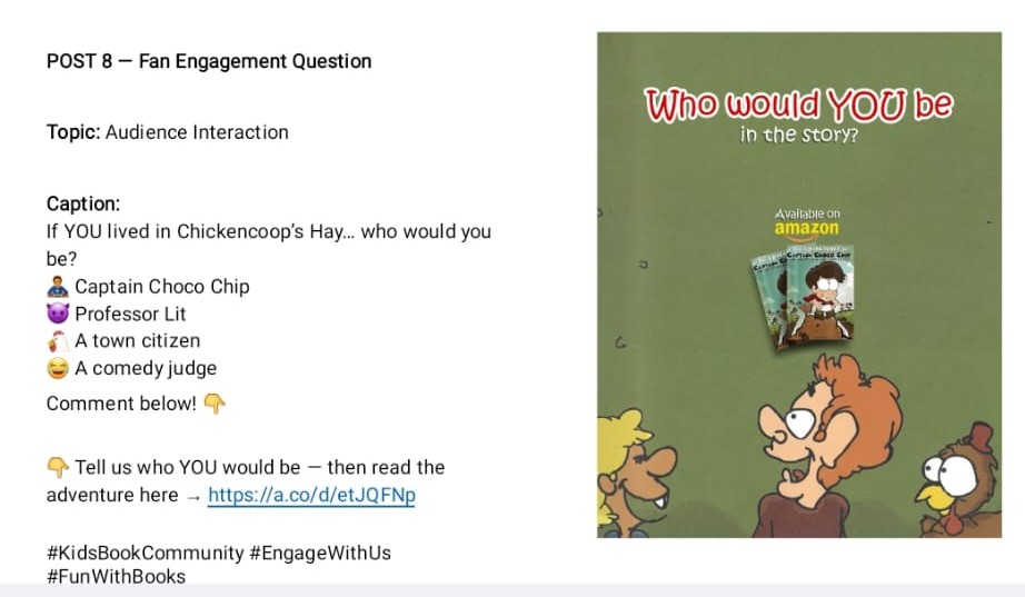 Kids Book, The Adventures of Captain Choco Chip and the Attack of Evil Professor Lit