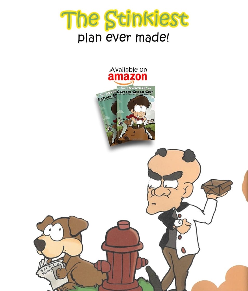 Kids Book, The Adventures of Captain Choco Chip and the Attack of Evil Professor Lit