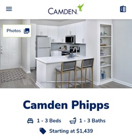 2 Bed | 2 Bath | 1050 sqft