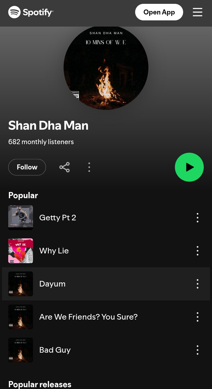 Shan Dha Man Music Artist
